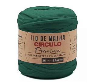 FIO DE MALHA PREMIUM 25MM CÍRCULO 140 MTS COR 5512 ARAUCÁRIA