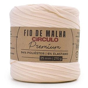 FIO DE MALHA PREMIUM 25MM CÍRCULO 140 MTS COR 3061 GARDÊNIA