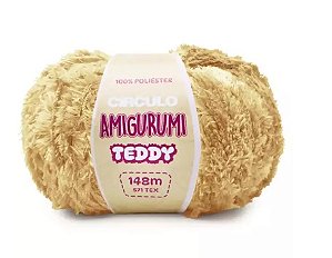 FIO AMIGURUMI TEDDY 148 MTS COR 7076 CARAMELITO CÍRCULO
