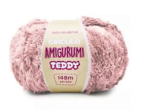 FIO AMIGURUMI TEDDY 148 MTS COR 3081 ROSADO CÍRCULO