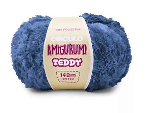 FIO AMIGURUMI TEDDY 148 MTS COR 2931 NÁUTICO CÍRCULO