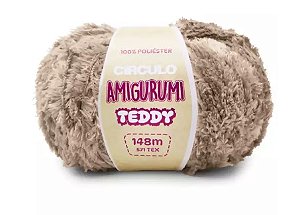 FIO AMIGURUMI TEDDY 148 MTS COR 7625 CASTANHA CÍRCULO