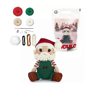 KIT AMIGURUMI NATAL 2026 COR 1 PAPAI NOEL