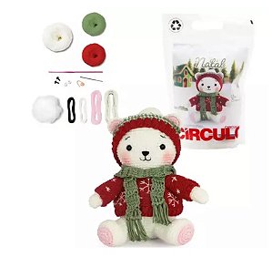 KIT AMIGURUMI NATAL 2026 COR 4 URSO SAMUEL