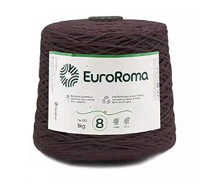 BARBANTE EUROROMA FIO 8 1 KG COR 1100 MARROM