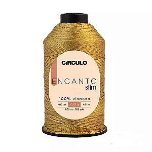 FIO ENCANTO SLIM VICONE COR 7577 OURO 481 MTS