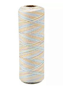 LINHA SUSI 200 MTS COR 9946 ARCO IRIS MESCLA BRANCO/AZUL