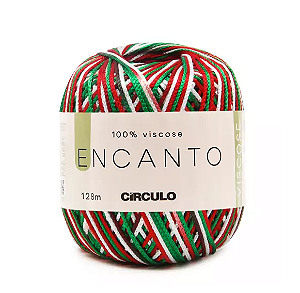 FIO ENCANTO NATAL COR 9070 GUIRLANDA 100 GR 128 MTS