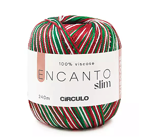 FIO ENCANTO SLIM NATAL COR 9070 GUIRLANDA 100 GR 128 MTS