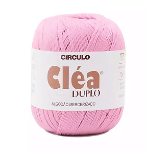 FIO CLÉA DUPLO COR 3526 ROSA CANDY 150 GR 508 MTS CÍRCULO