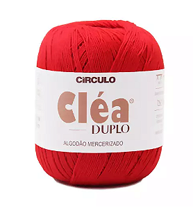 FIO CLÉA DUPLO COR 3402 VERMELHO CICULO 150 GR 508 MTS CÍRCULO