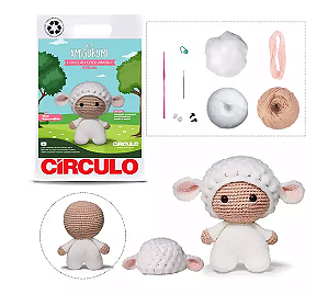 Kit Amigurumi Coleção Fofurinha cor 4 Ovelha