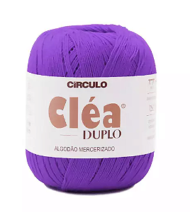 FIO CLÉA DUPLO COR 6567 ROXO CITRICO 150 GR 508 MTS CÍRCULO