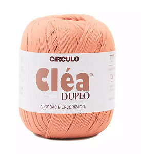 FIO CLÉA DUPLO COR 4514 PESSEGO 150 GR 508 MTS CÍRCULO