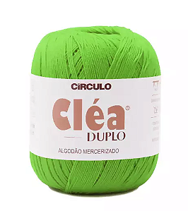 FIO CLÉA DUPLO COR 5947 VERDE CITRICO 150 GR 508 MTS CÍRCULO
