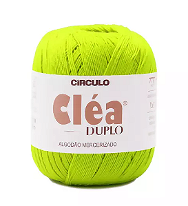 FIO CLÉA DUPLO COR 5583 VERDE LIMÃO 150 GR 508 MTS CÍRCULO
