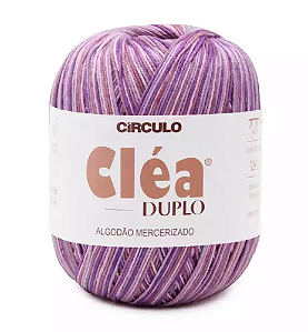 FIO CLÉA DUPLO COR 9921 FRAPE DE UVA 150 GR 508 MTS CÍRCULO