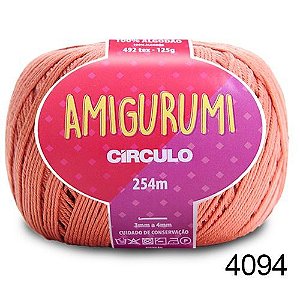 LINHA AMIGURUMI 125 G COR 4094 CETIM ROSÊ