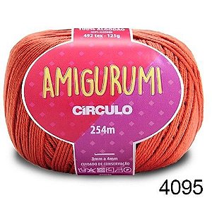 LINHA AMIGURUMI 125 G COR 4095 RUM VINHO