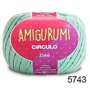 LINHA AMIGURUMI 125 G COR 5743 NEON MINT