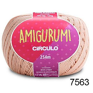 LINHA AMIGURUMI 125 G COR 7563 CHANTILY