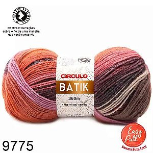 FIO BATIK CIRCULO 100G COR 9775