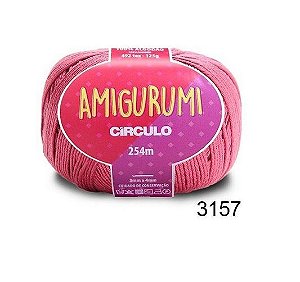 LINHA AMIGURUMI 125 G COR 3157 ROSEIRA