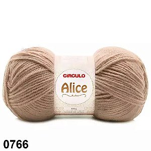 LA ALICE CIRCULO COR 766 AMÊNDOA 100G