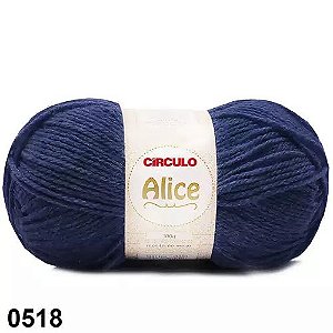 LA ALICE CIRCULO COR 518 100G MARINHO