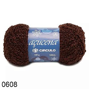 LINHAS CIRCULO ACUCENA 100 G COR 0608 CHOCOLATE