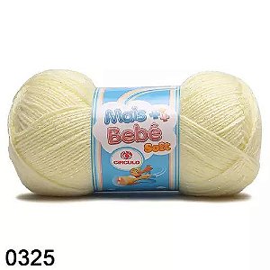 FIO MAIS BEBE SOFT 100G COR 0325 AMARELO CANDY