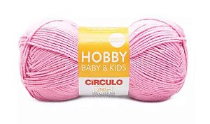 FIO HOBBY BABY KIDS 250 MTS 100 GR COR 3131 CHICLET ROSA CAN