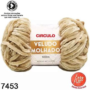 FIO VELUDO MOLHADO 100 MTS CIRCULO COR 7453 CASTANHA