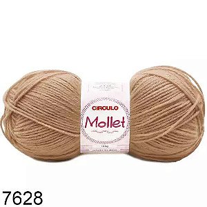 FIO MOLLET CIRCULO COR 7628 ANDIROBA 100 GR