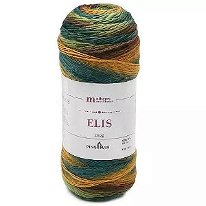 FIO ELIS PINGOUIN 200 GR COR 9016 BR MIX