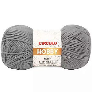 FIO HOBBY 160 MTS 100 GR COR 700 CIRCULO CINZA MEDIO