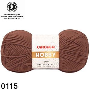 FIO HOBBY 160 MTS 100 GR COR 115 CIRCULO RUBI