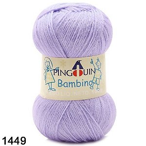 FIO BAMBINO PINGOUIN 100 gr COR 1449 LILA ANTARES