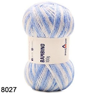 FIO BAMBINO PINGOUIN 100 gr COR 8027 NUBE