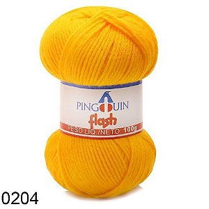 DE 11,00 POR 8,90 FIO PINGOUIN FLASH 100G COR 204 IPE