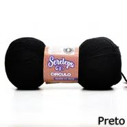 FIO SERELEPE 100 GR COR 8990 PRETO