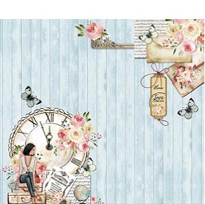 SCRAPBOOK DUPLA FACE SD 1088