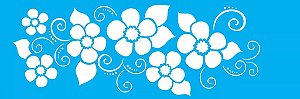 ESTENCIL 10X30 FLOR ARABESCO OPA1134