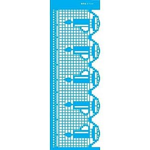 ESTENCIL 10X30 NEGATIVO RENDA VELA OPA2735