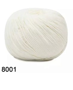 FIO AMIGURUMI SOFT 150 MTS COR 8001 BRANCO