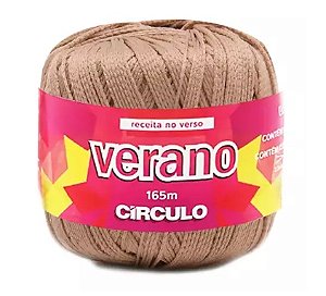 LINHA CROCHE VERANO 165 MTS COR 6114 AMÊNDOA