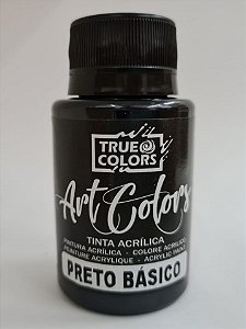 TINTA ACRILICA ARTCOLORS 60 ML COR 7514-PRETO BÁSICO