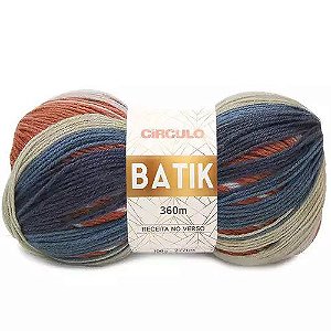 FIO BATIK CIRCULO 100G COR 9610 MESCLA SERENO