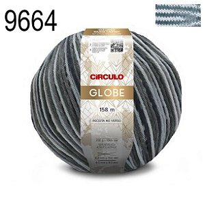 FIO GLOBE 200 GR COR 9664 MESCLA NUBLADO