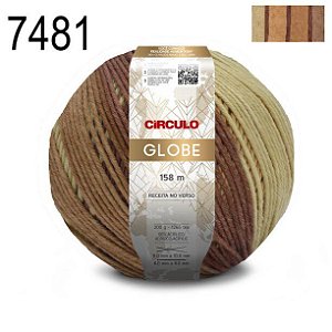 FIO GLOBE 200 GR COR 7481 LISTRA CAFE